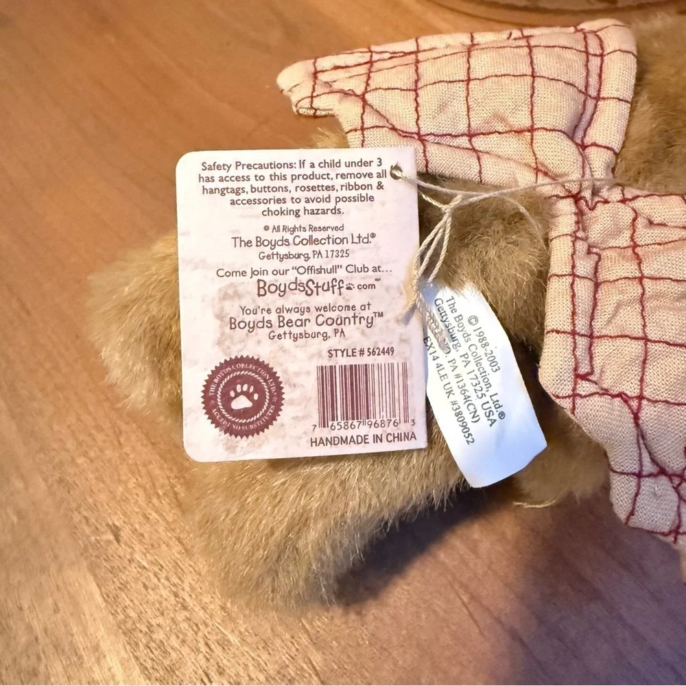 Boyds Bears smoke bear